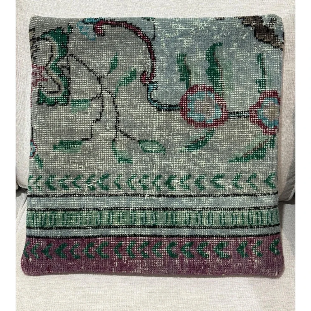 IKEA BOKARV Throw Pillow Cover Turkish Kilim Rug 20x20